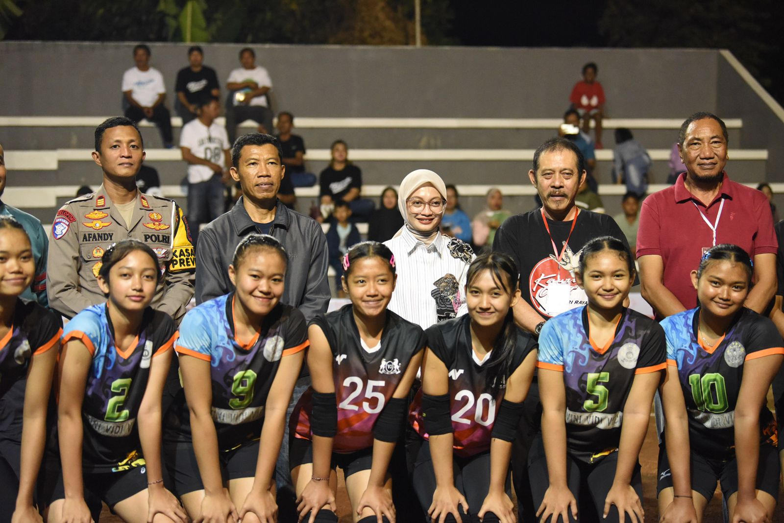 Mbak Wali Buka Turnament Terbuka Volly Putri Antar Club Se-Jatim Kawula Alit Cup I 2025