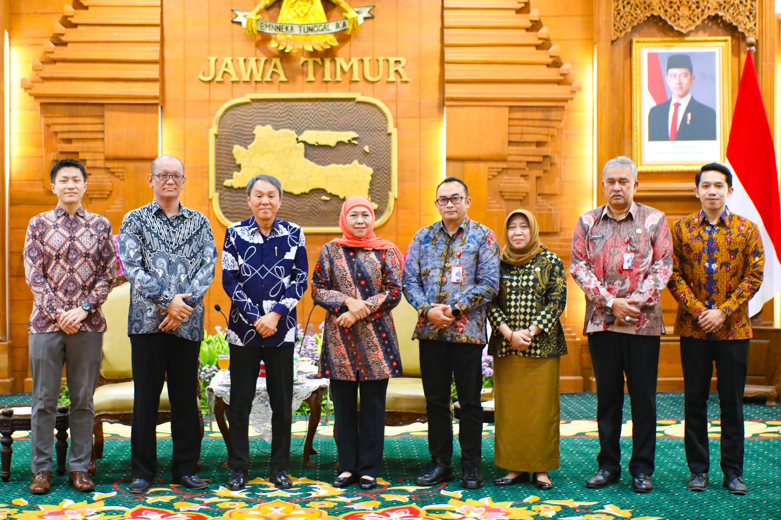 Gubernur Khofifah dan Konjen Jepang Sepakat Perkuat Peningkatan SDM dan Skill Dalam Penanggulangan Bencana