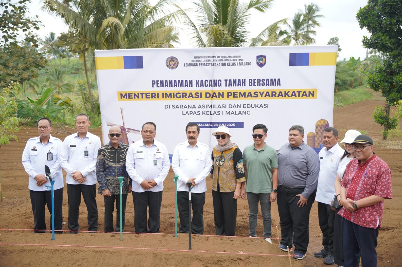 Menteri Imigrasi dan Pemasyarakatan Kunjungan Kerja ke Sarana Asimilasi Edukasi L’Sima Ngajum