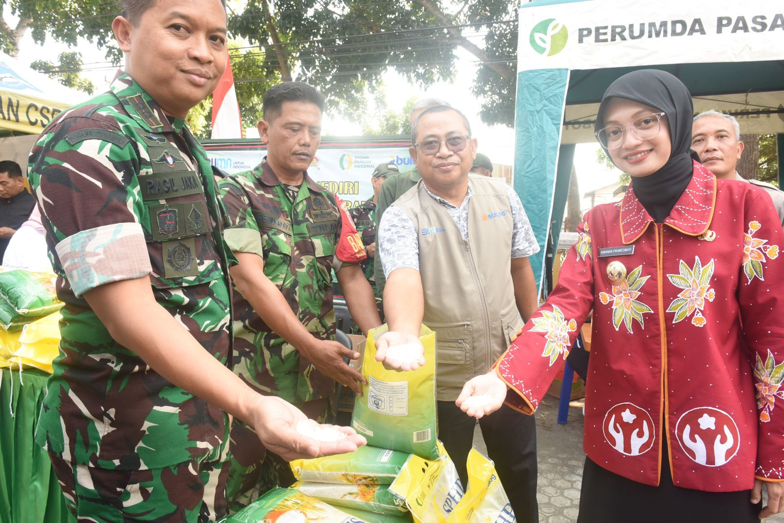 Gerakan Pangan Murah Kota Kediri Serentak Hadir di Seluruh Kecamatan