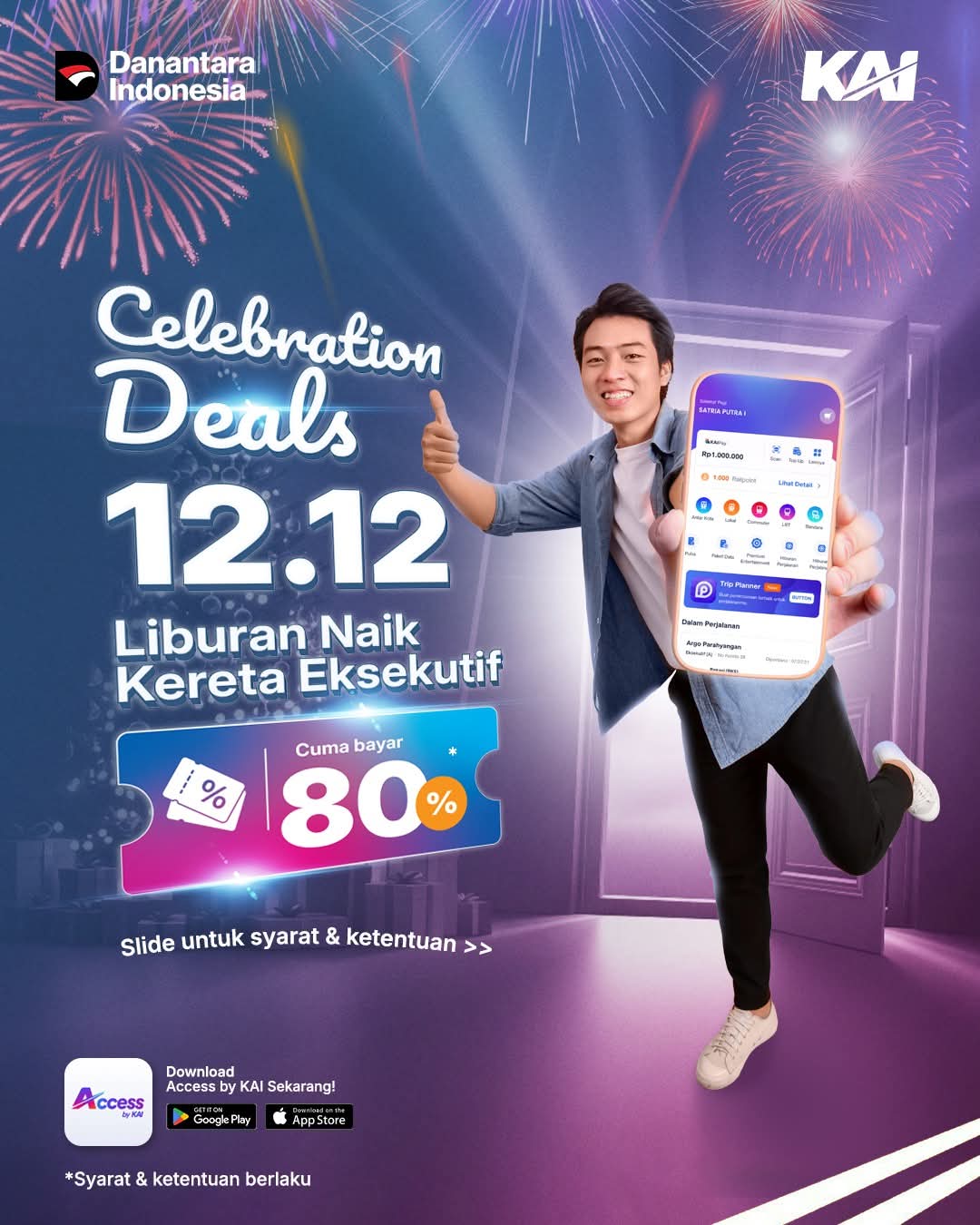 Jelang Nataru Masyarakat Bisa Nikmati Diskon Tarif 20 Persen Untuk Kelas Eksekutif Dalam Program Diskon 12.12