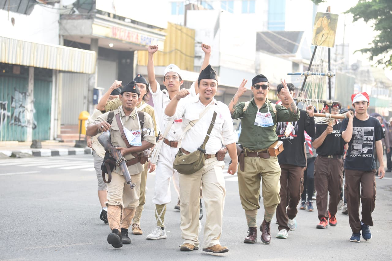 1.700 Peserta Ikut Napak Tilas Jejak Pahlawan Panglima Besar Jenderal Soedirman Kediri – Bajulan