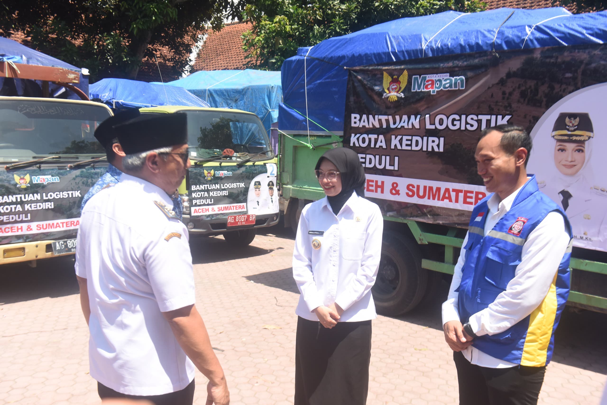 Bantuan dan Donasi Bencana Dari Kota Kediri Untuk Sumatra Utara dan Aceh Sudah Tersalurkan