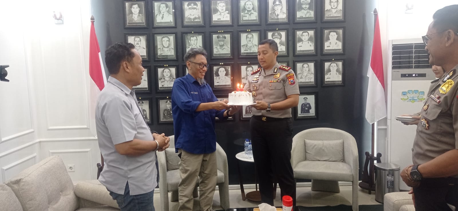 HPN 2026, Kapolres Kediri Beri Kejutan Pengurus PWI Kediri Raya