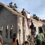 Bedah Rumah TMMD ke 127 Kodim Kediri, Ada Kisah Sumiin dan Tembok Yang Menguatkan Harapan