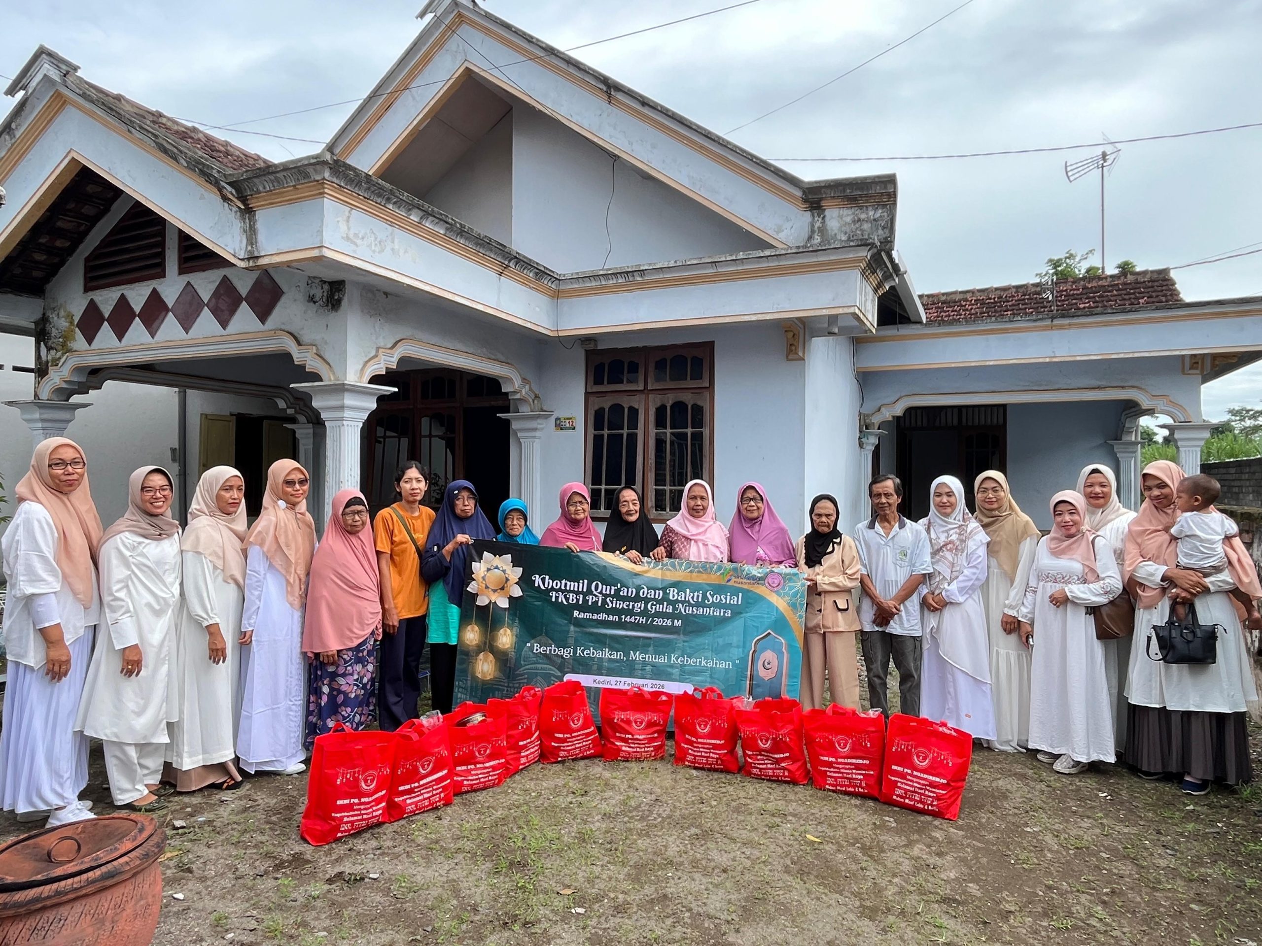 IKBI PG Ngadiredjo Menyemarakan Bulan Ramadan Dengan Bagikan Paket Sembako dan Santunan Anak Yatim