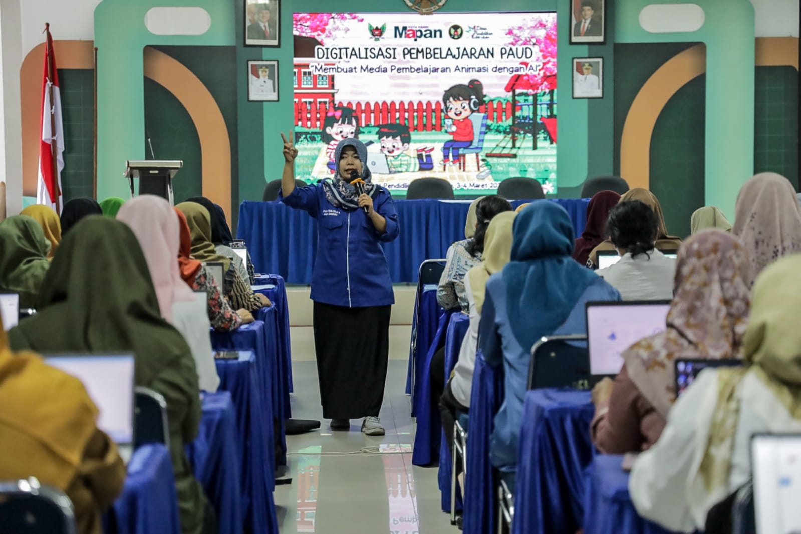 Bimtek Digitalisasi Pembelajaran PAUD, Dorong Guru Manfaatkan AI Untuk Media Animasi