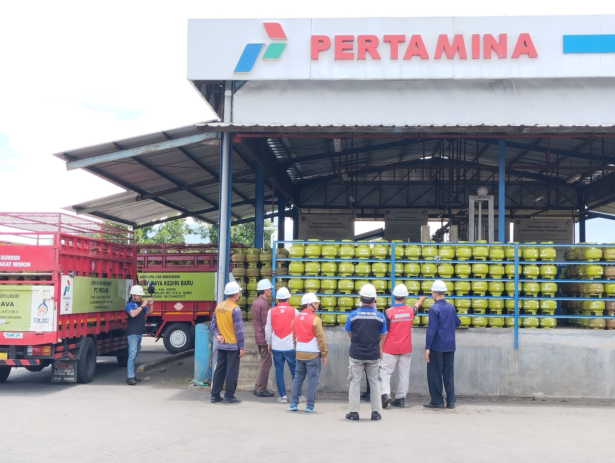 Cegah Kelangkaan LPG, Tim Pemkot Kediri bersama Pertamina Lakukan Pemantauan Langsung ke Sejumlah SBPE