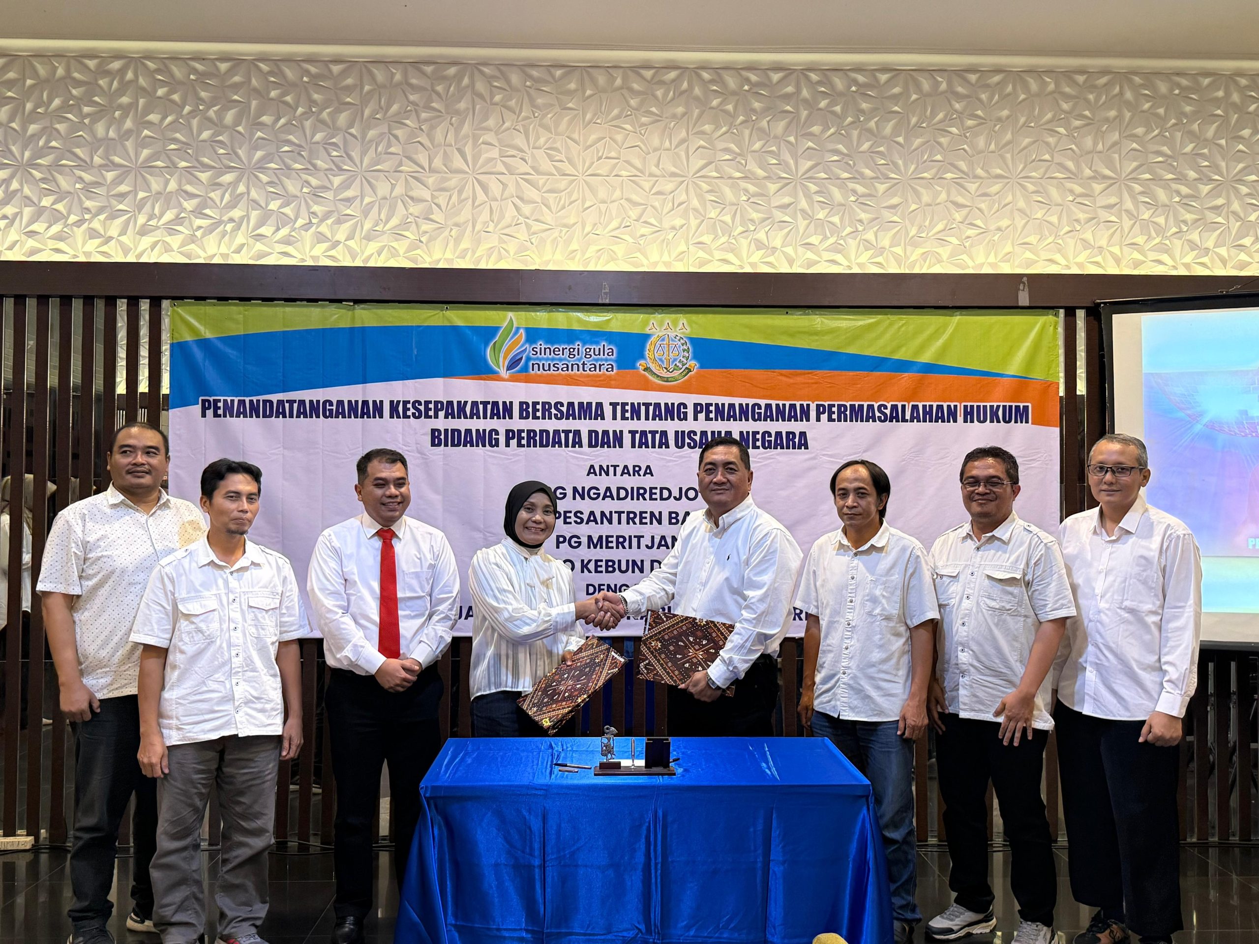 PT SGN PG Pesantren Baru Jalin Sinergi Dengan Kejaksaan Negeri Kabupaten Kediri