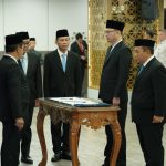 Menteri Imigrasi Pemasyarakatan Lantik Dirjen Imigrasi serta Staf Ahli Bidang Pelayanan Publik dan Reformasi Hukum