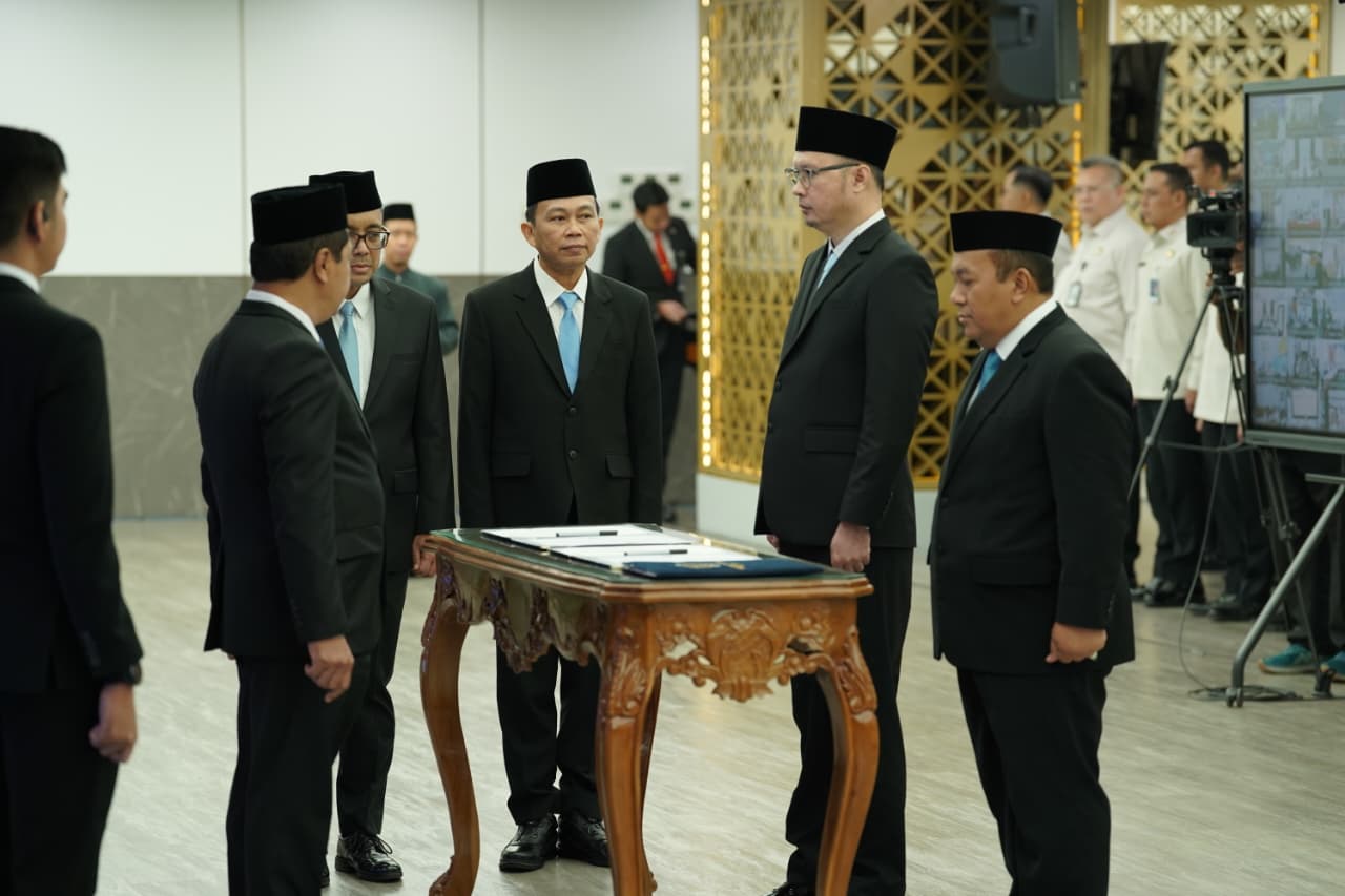 Menteri Imigrasi Pemasyarakatan Lantik Dirjen Imigrasi serta Staf Ahli Bidang Pelayanan Publik dan Reformasi Hukum
