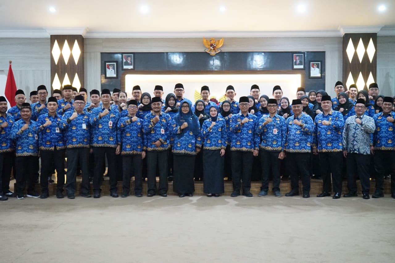 Gerbong Mutasi Bergulir Lagi, Mbak Wali Ambil Sumpah dan Janji PNS Serta Pejabat Fungsional