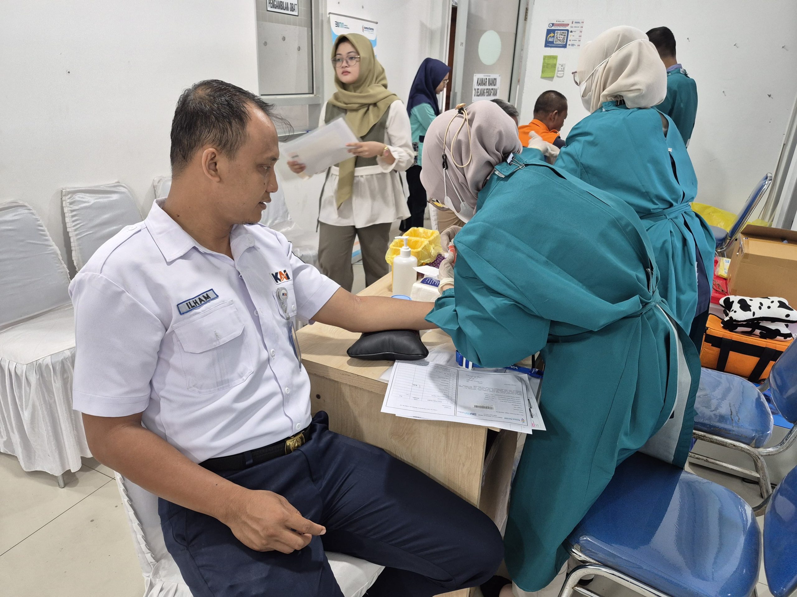 KAI Daop 7 Madiun Gelar Medical Check Up Serentak, Pastikan Pekerja Kondisi Prima