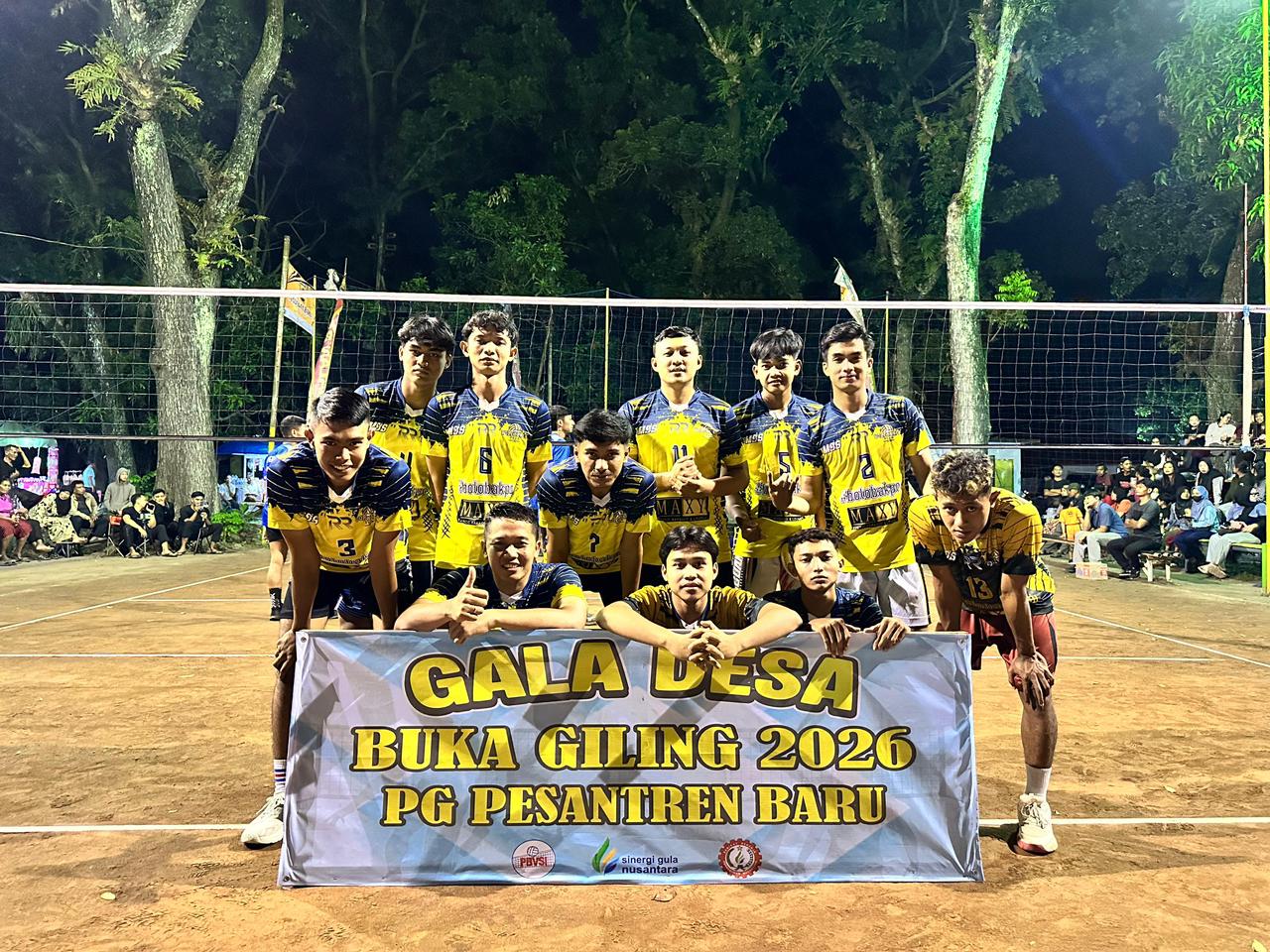 Meriahnya Turnamen Voli di PG Pesantren Baru Menyambut Musim Giling 2026
