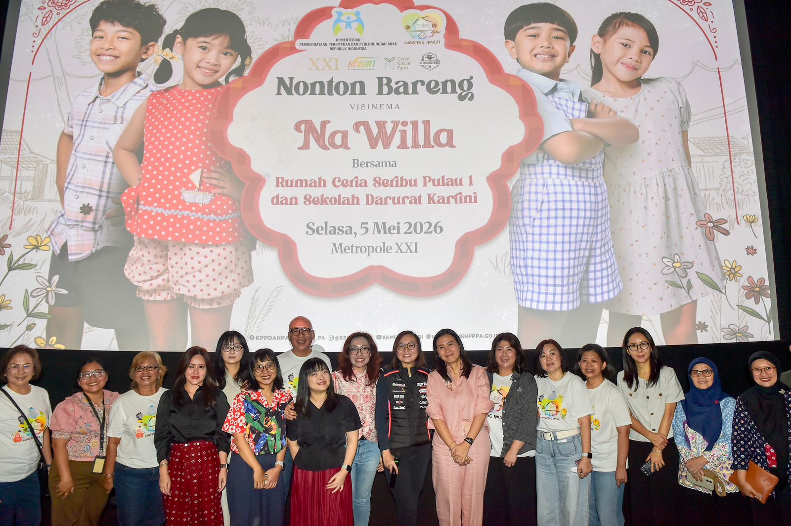 Nonton Bareng Film Na Willa, Wamen Ekraf Ajak Anak Indonesia Berani Wujudkan Mimpi