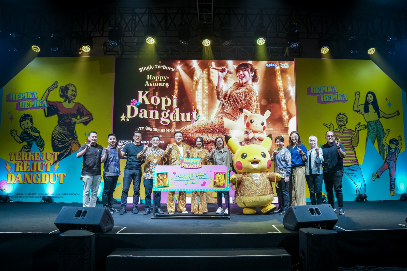 Kementerian Ekraf Dukung Kolaborasi Pokémon dan Happy Asmara Bawa Dangdut ke Pasar Global