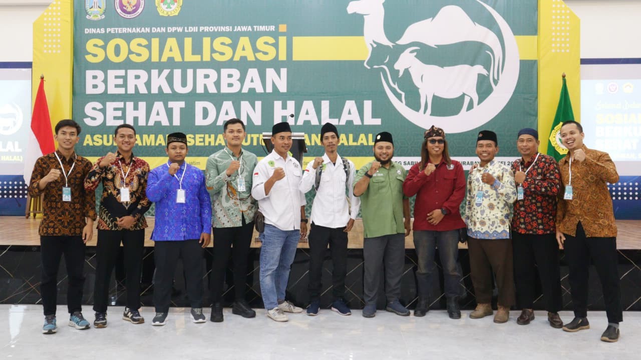 Standardisasi Kurban Aman, Sehat, Utuh dan Halal, Ponpes Wali Barokah Hadiri Sosialisasi Kurban Sehat LDII Jatim