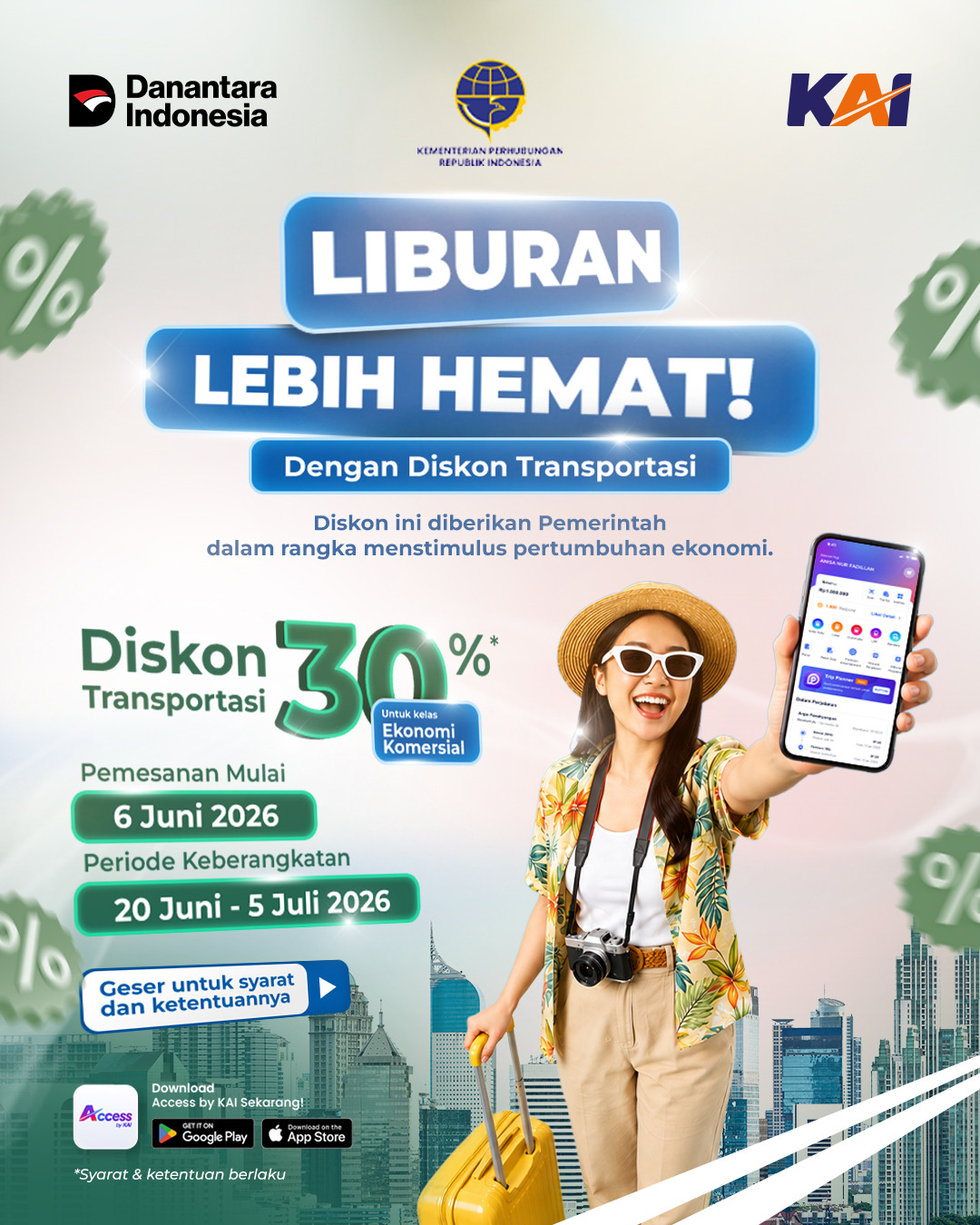 Liburan Sekolah Lebih Hemat, KAI Dukung Program Diskon Transportasi Dari Pemerintah untuk Kereta Ekonomi Komersial di Wilayah Daop 7 Madiun