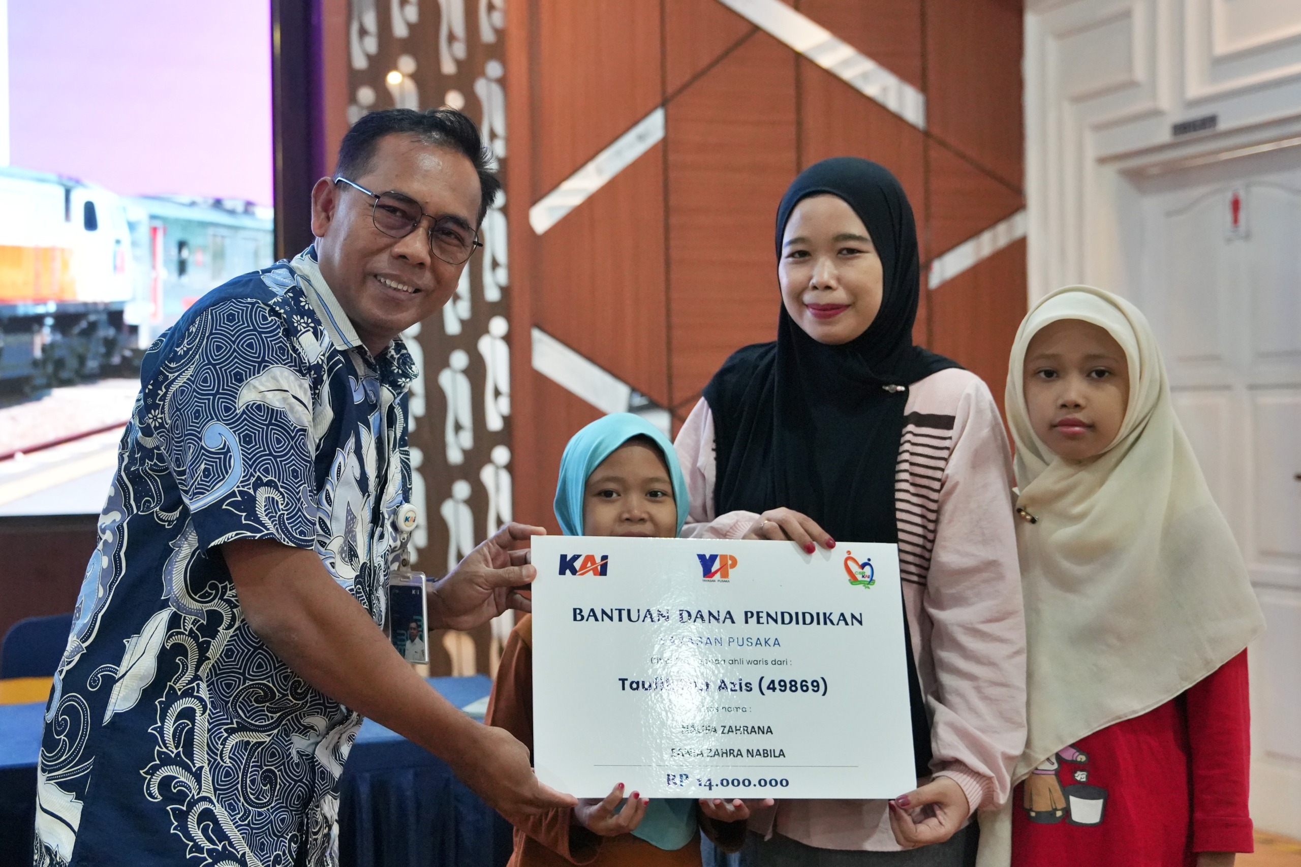Bantuan Pendidikan dan Edukasi Keselamatan Perkeretaapian, Wujud Kepedulian Yayasan Pusaka dan KAI Daop 7 Madiun
