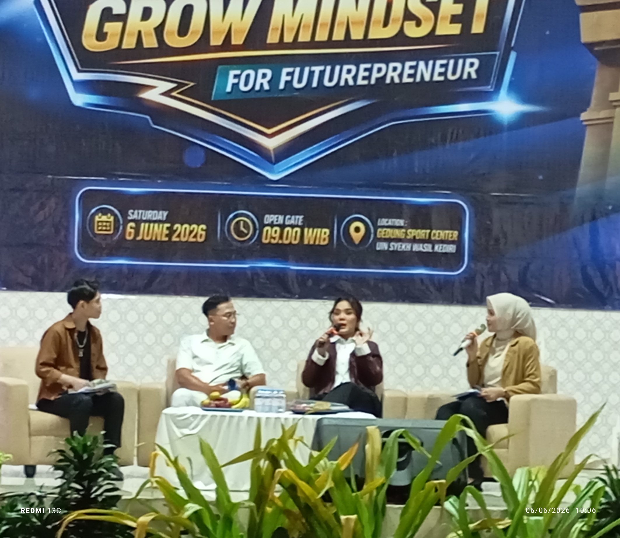 1.500 Mahasiswa Se-Karesidenan Kediri Mengikuti Grow Mindset for Futurepreneur 2026 di UIN Syekh Wasil