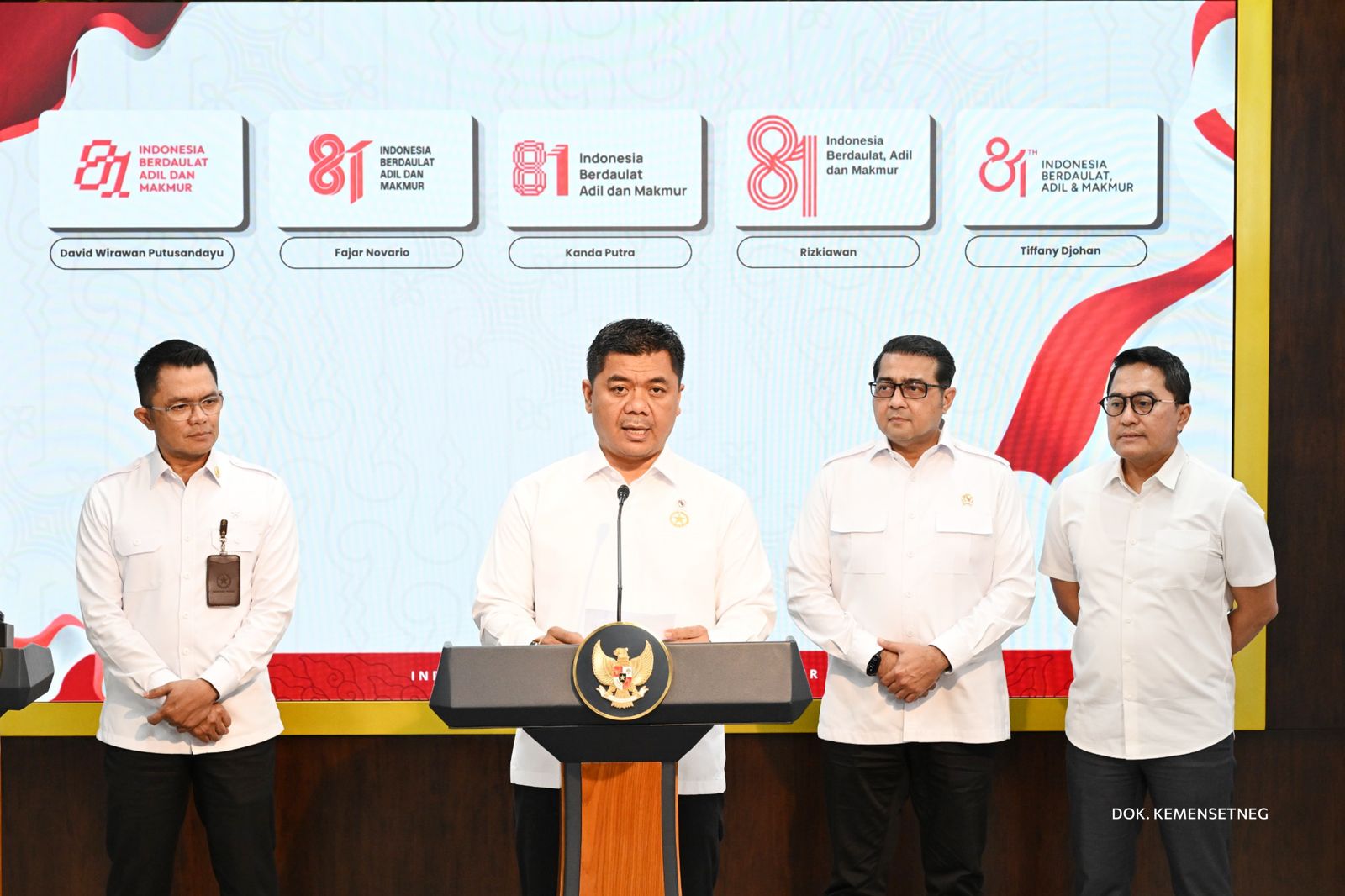 Karya Desainer Padang Terpilih Jadi Logo HUT RI ke 81, Angkat Nilai Kolaborasi, Sinergi dan Bertumbuh