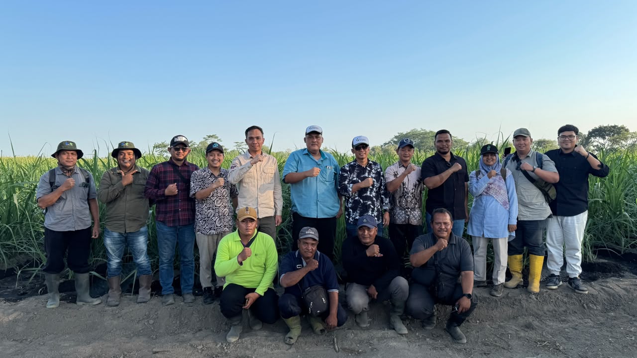 Kabag Operasional Kunjungi Kebun Dhoho Kediri, Evaluasi Pelaksanaan Kegiatan Musim Panen Tebu