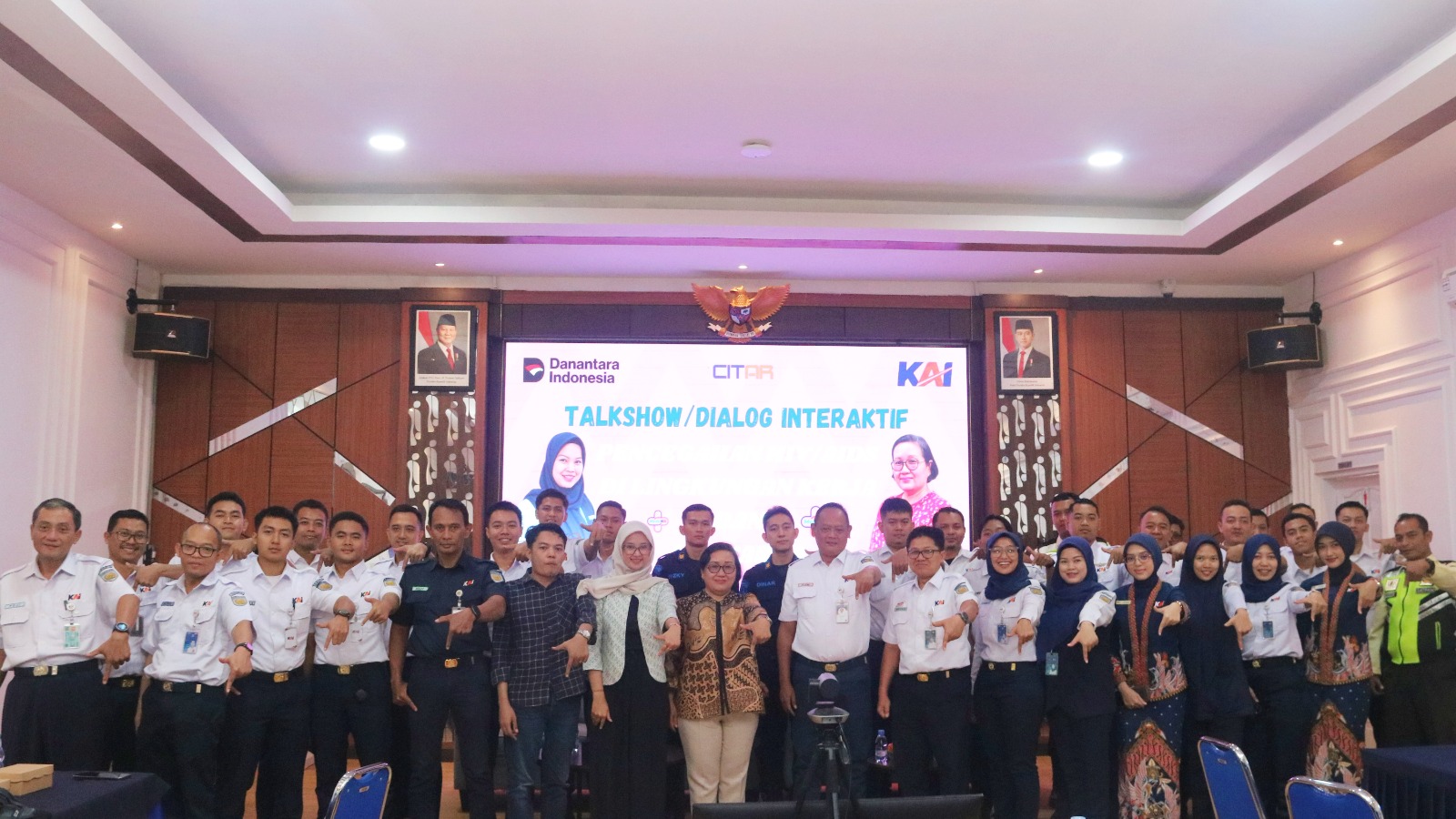 Wujudkan Lingkungan Kerja Sehat dan Inklusif, KAI Daop 7 Madiun Gelar Talkshow Pencegahan HIV/AIDS