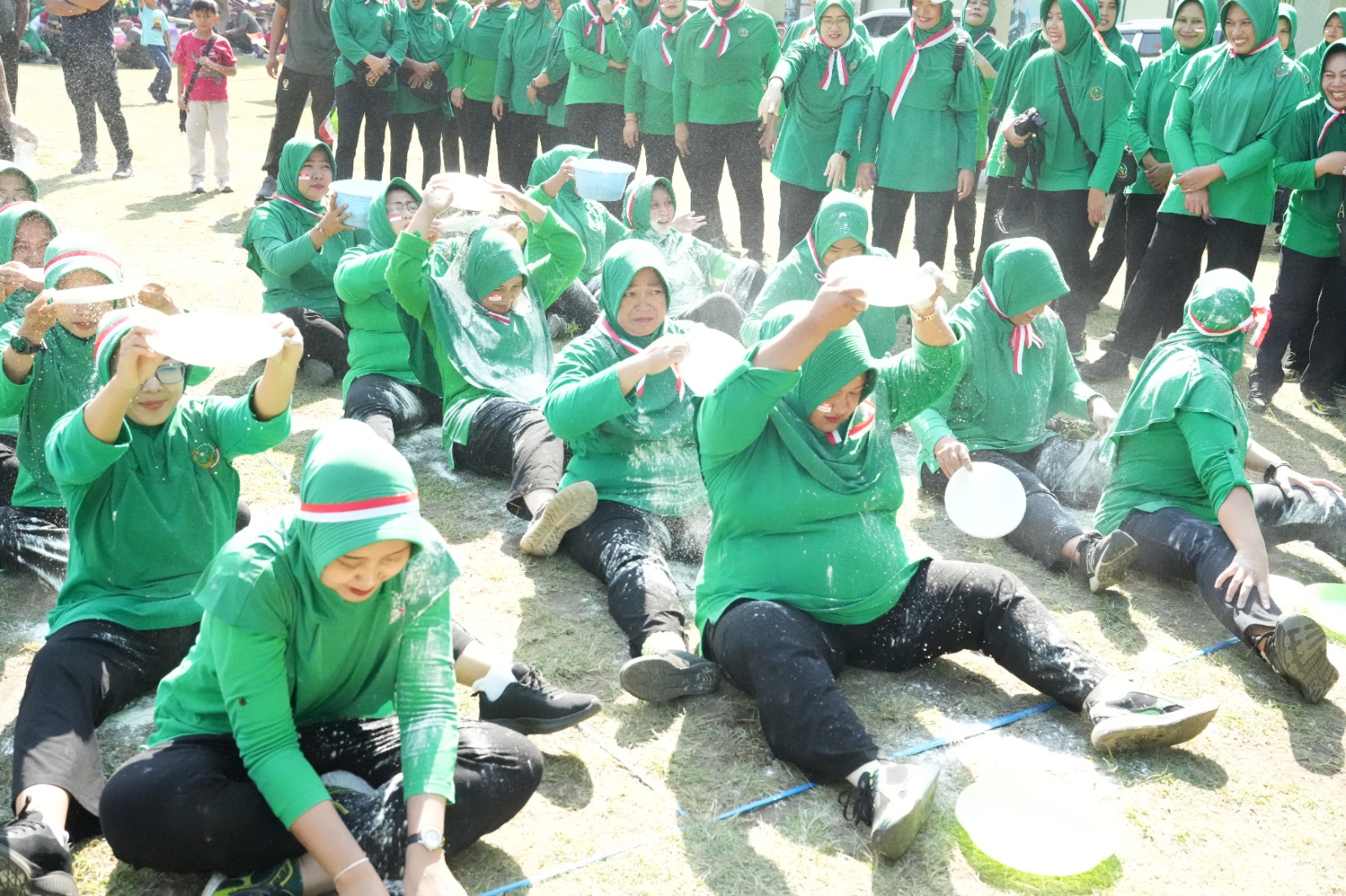 Semarak HUT ke-81 Kemerdekaan RI, Keluarga Besar Kodim 0809/Kediri Gelar Berbagai Perlombaan