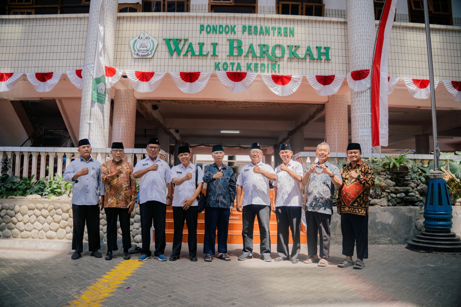 DPC Pepabri Kota Kediri Silaturahim ke Ponpes Wali Barokah, Bahas Ekonomi Pesantren Hingga Ketahanan Lingkungan