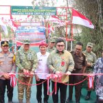 Kodim 0809 Kediri Ikuti Launching Nasional 3.365 Jembatan Garuda dan 3.000 Titik Air Bersih