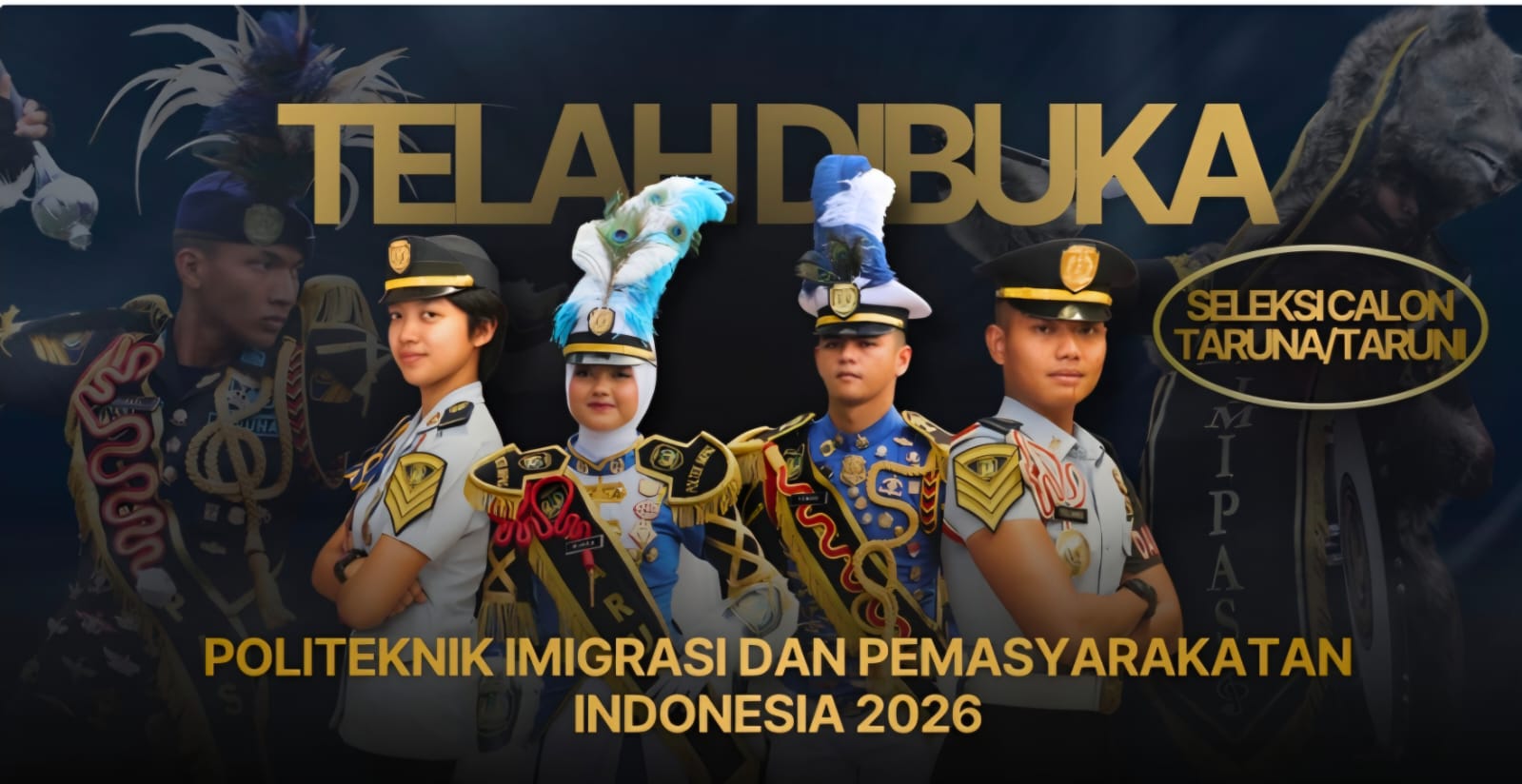 Kemenimipas Buka Pendaftaran Calon Taruna – Taruni Poltekimipas 2026, Tersedia 405 Formasi Pendidikan Kedinasan