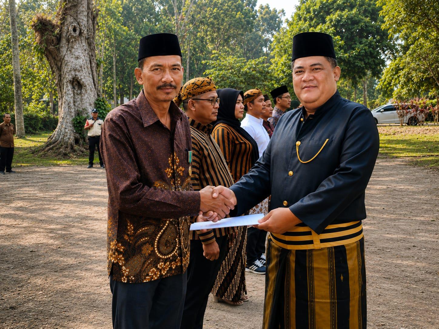 PT SGN MKSO Kebun Dhoho Memberikan Penghargaan Karyawan Berdedikasi Saat Upacara Kemerdekaan ke-81 RI