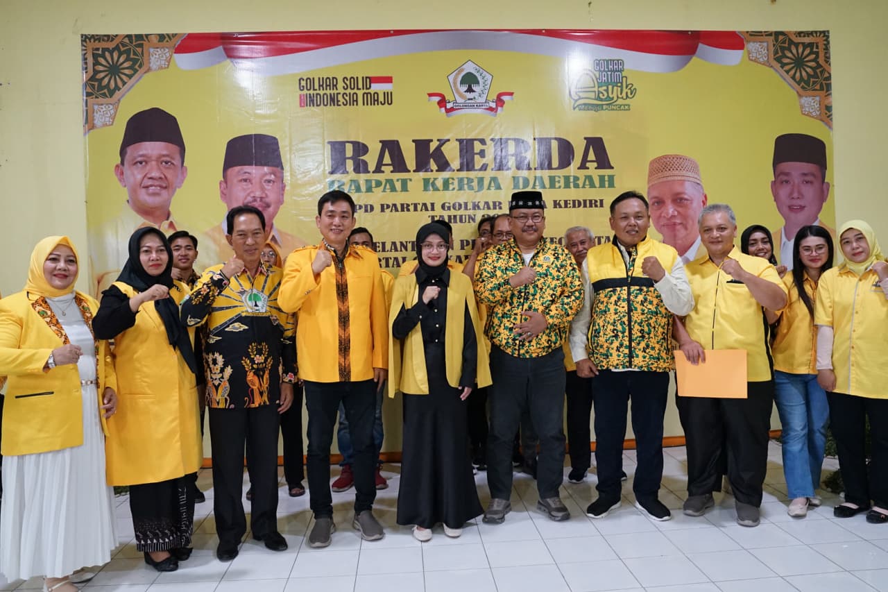 Rakerda Golkar Kota Kediri, Mbak Wali Dorong Politik Hadirkan Solusi dan Manfaat Nyata Bagi Masyarakat