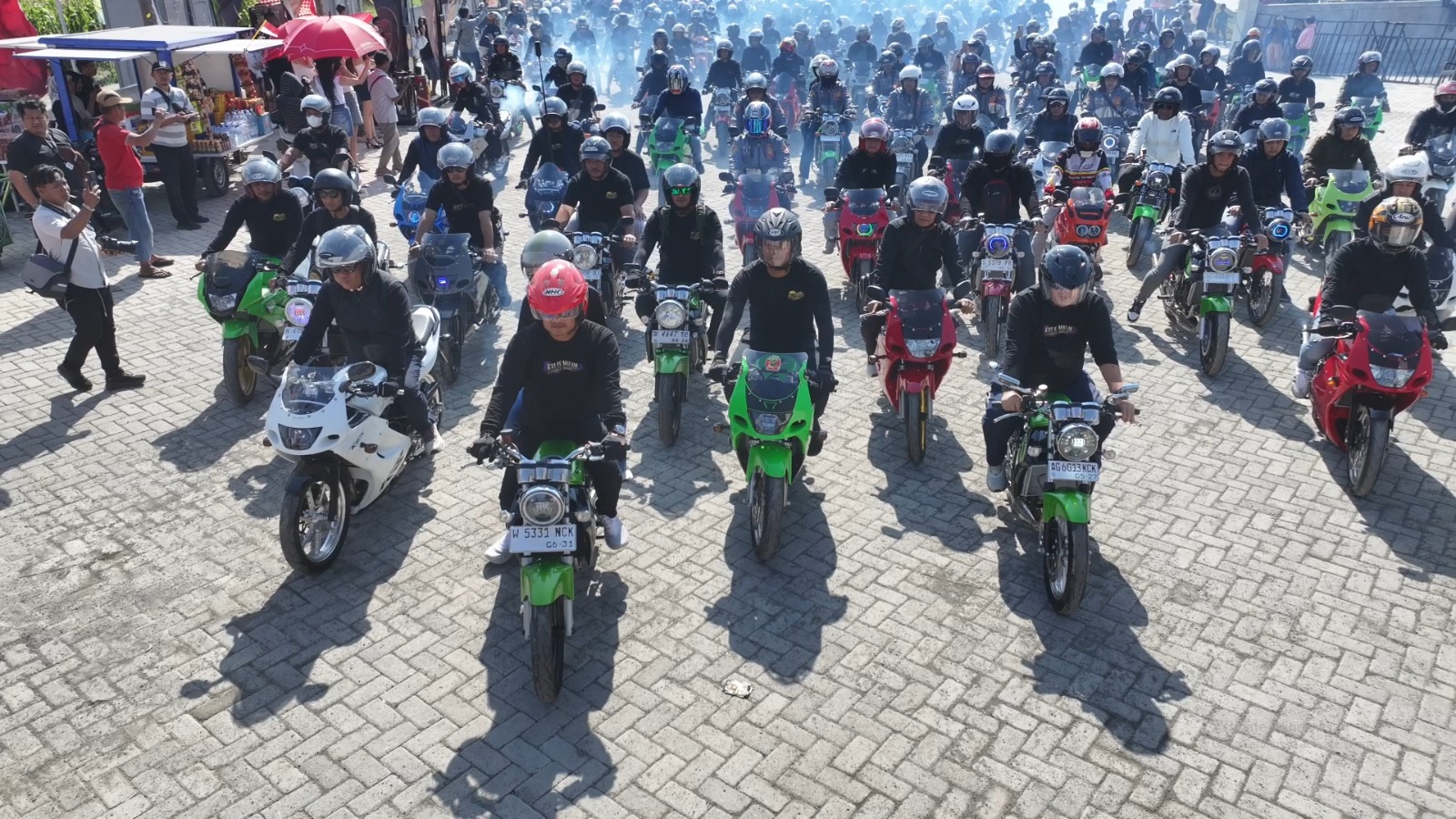 Meriahkan HUT ke-81 RI, Mbak Wali Ikuti Riding Festival Omah Sawah x Kelas Malam AG City