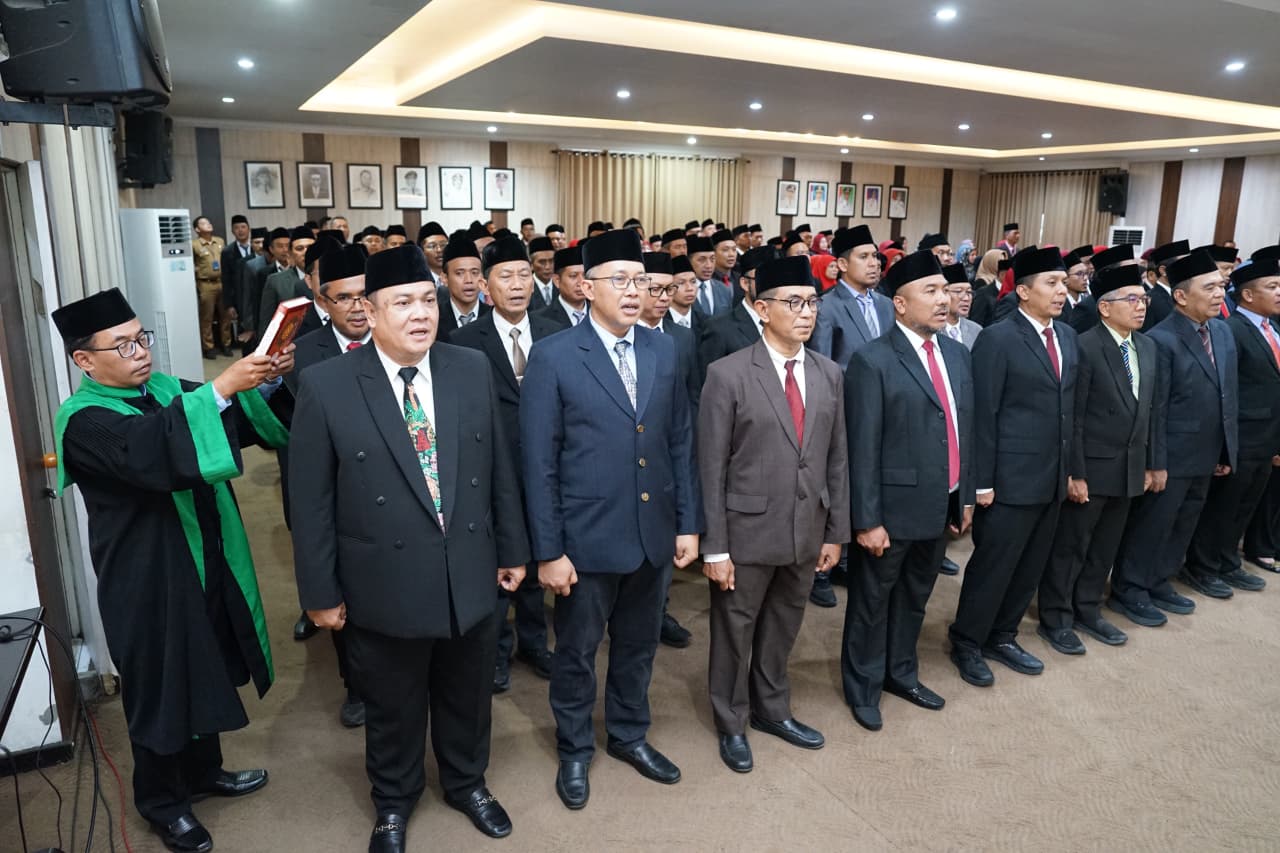 184 Pejabat Baru Pemkot Kediri Dilantik, Mbak Wali Tekankan Percepatan Kinerja dan Integritas