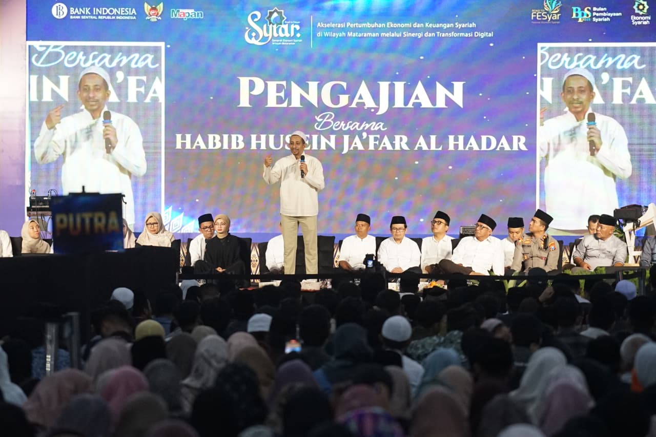 Semarak Ekonomi Syariah Mataraman 2026 Hadirkan Habib Ja’far, Mbak Wali Ajak Generasi Muda Bijak di Era Digital