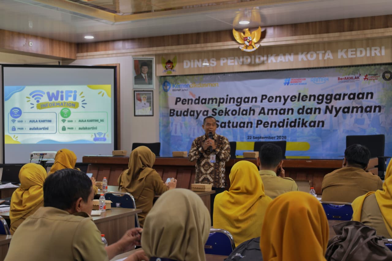 Cegah Kekerasan dan Perundungan, Pemkot Kediri Susun Program Budaya Sekolah Aman dan Nyaman