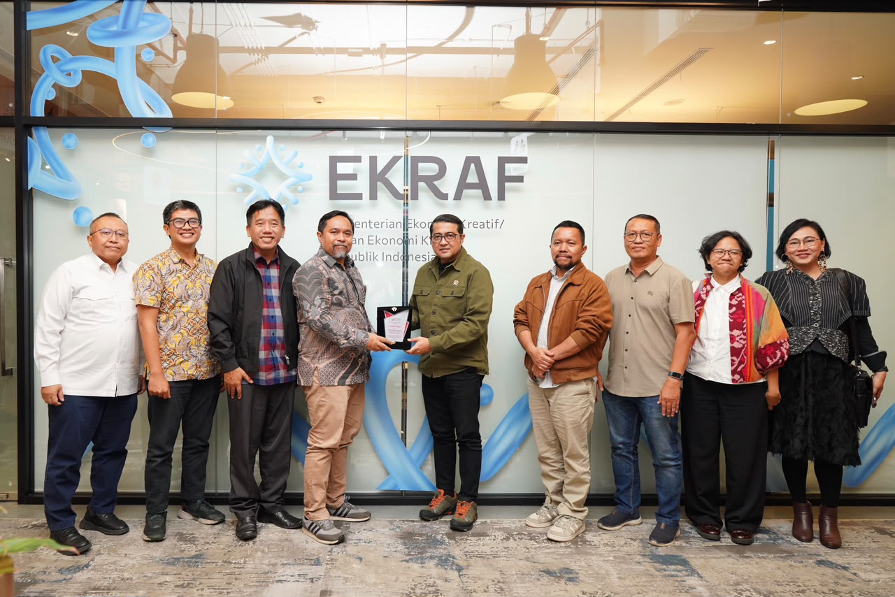 Audiensi dengan AMSI, Menteri Ekraf Dukung Indonesia Digital Media Conference di Surabaya