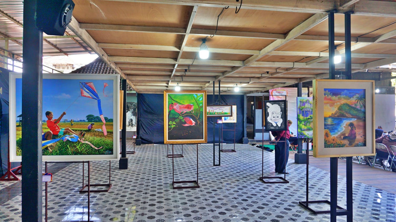 Pameran Lukisan Komunitas OBOR 7 Hadirkan Puluhan Karya Lukis, Dimeriahkan Lomba Melukis Anak-anak