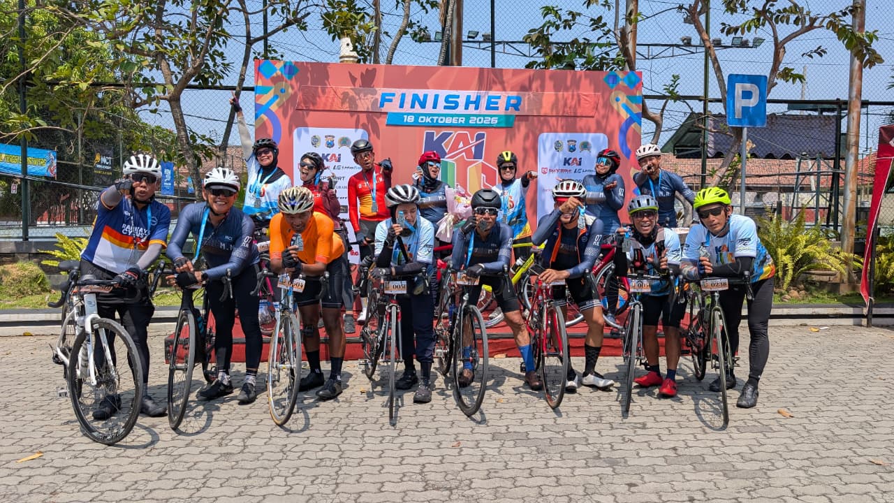 Sinergi Transportasi dan Sport Tourism: KAI JLS100 Tulungagung Sukses Digelar, Diikuti 600 Pesepeda Domestik dan Mancanegara