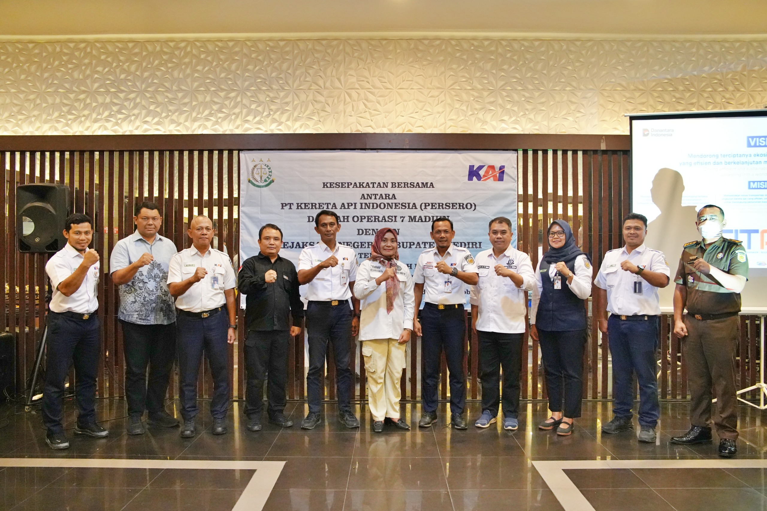 KAI Daop 7 Madiun Gandeng Kejari Kabupaten Kediri Perkuat Pengamanan Aset dan Tata Kelola Hukum