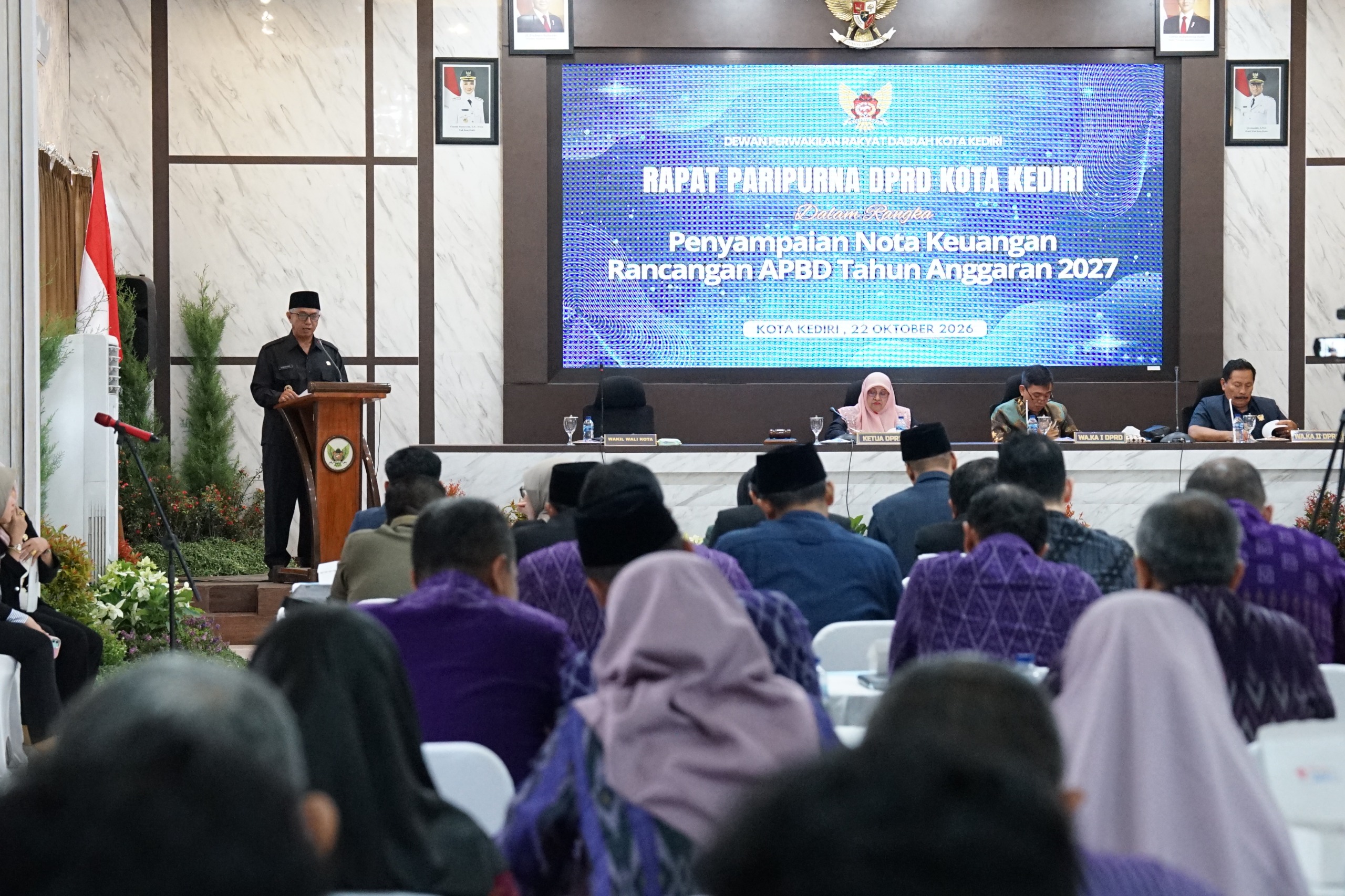 Nota Keuangan Rancangan APBD Kota Kediri Tahun Anggaran 2027 Defisit Rp 145 Miliar, Fokus Perkuat Layanan Dasar dan Akselerasi Transformasi Pembangunan