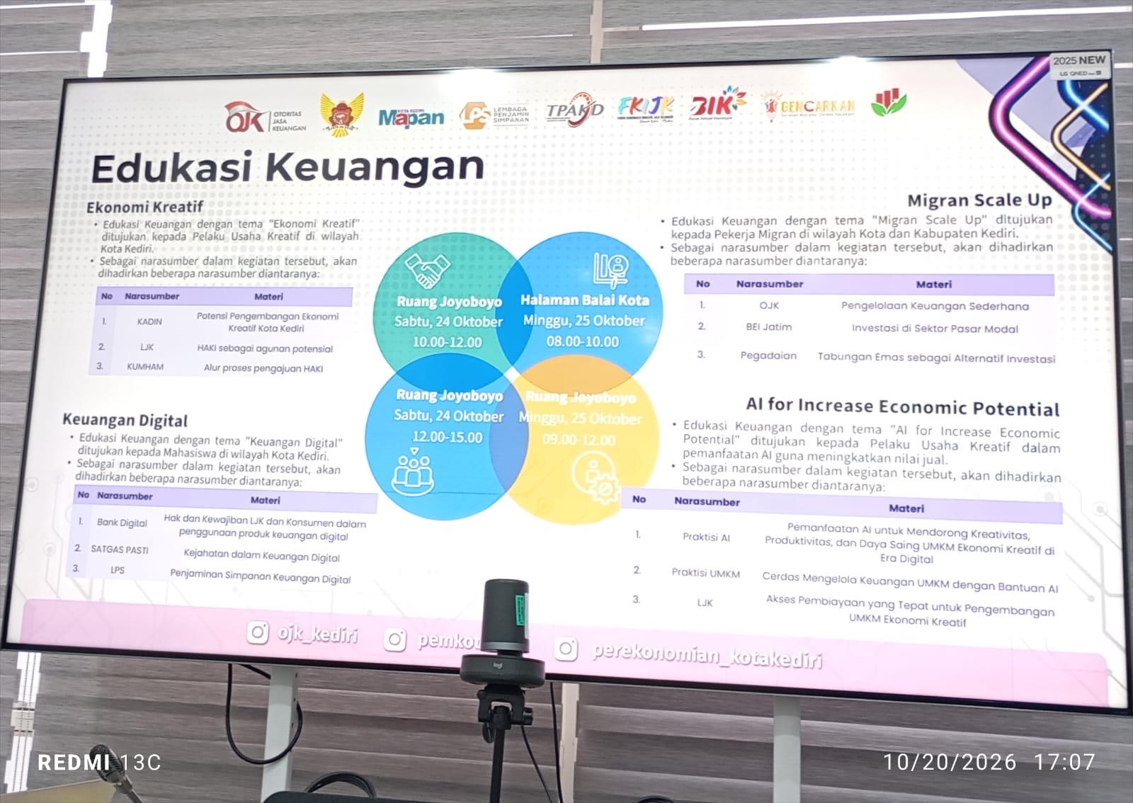 Kediri  Financial  Festival  2026 Bakal Hadirkan Edukasi Ekonomi Kreatif, Keuangan Digital dan Pemanfaatan AI