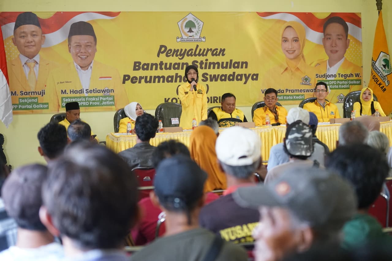 129 Warga Kota Kediri Terima Bantuan Stimulan Perumahan Swadaya Untuk Perbaikan Rumah