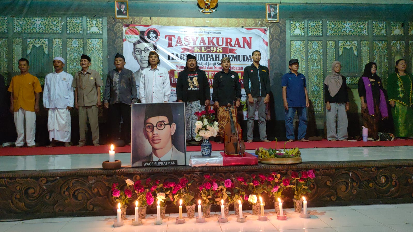 Tasyakuran Sumpah Pemuda di Rumah Masa Kecil Bung Karno, Pemuda dan Tokoh Lintas Agama di Kediri Kirim Doa Untuk Para Pejabat Negara