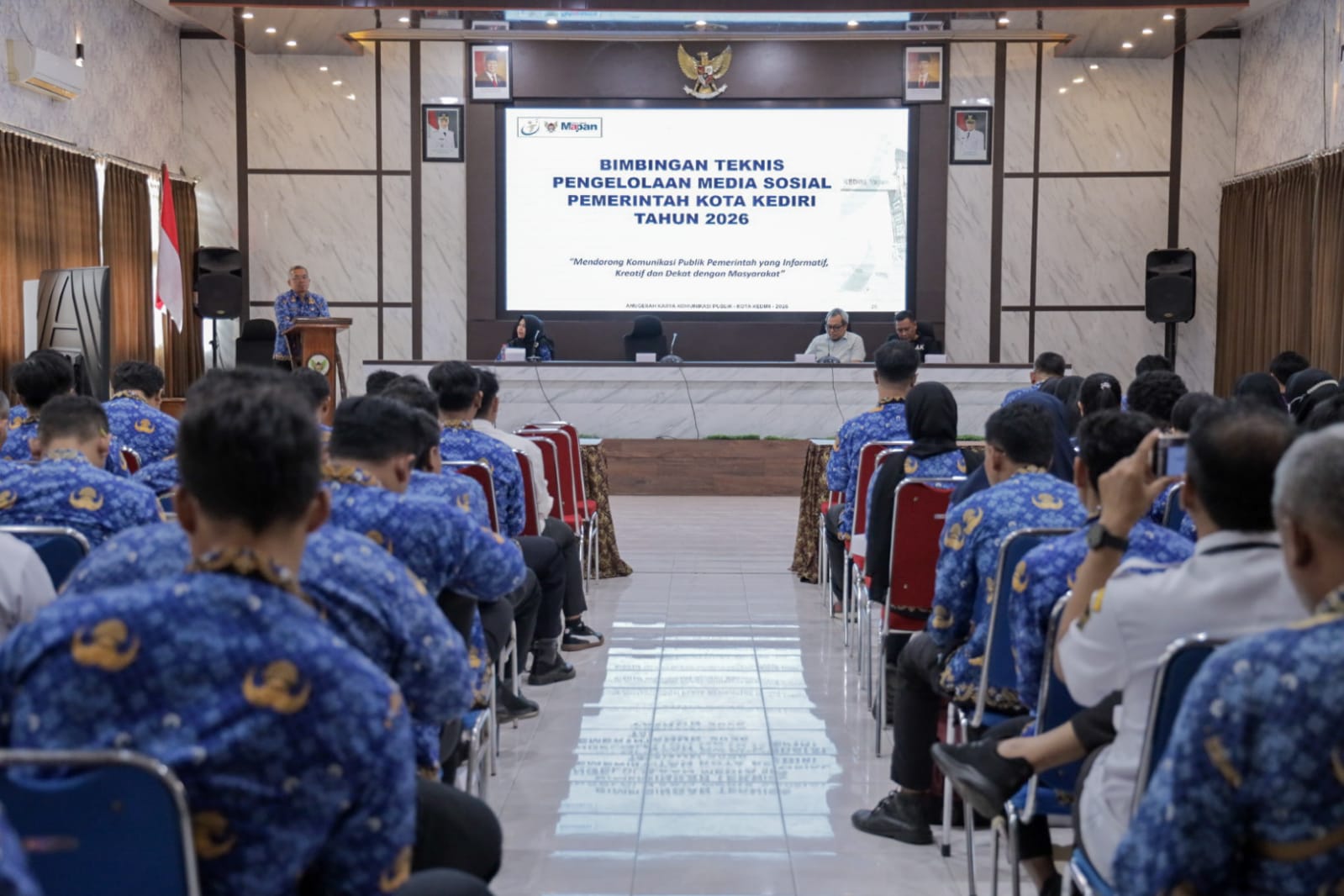 Tingkatkan Kualitas Komunikasi Publik, Diskominfo Kota Kediri Gelar Bimtek Pengelolaan Media Sosial 2026