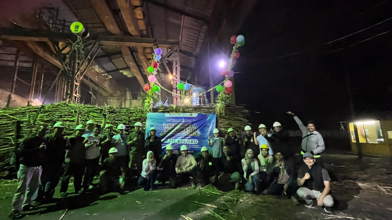 Pabrik Gula Ngadiredjo Kediri Sukses Tuntaskan Musim Giling 2026, Tebu Tergiling Tembus 9,23 Juta Kuintal